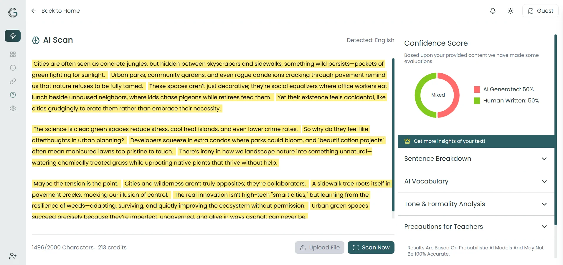 Step 3: Review Grammar Suggestions